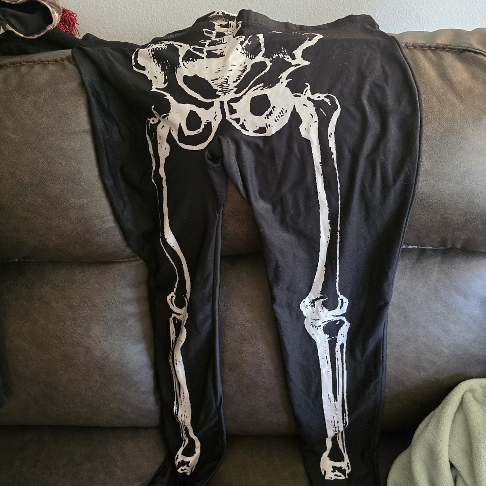 Skeleton leggings